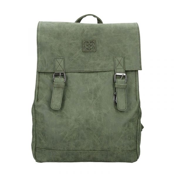Moderní dámský batoh Enrico Benetti Vilma – tmavě zelená