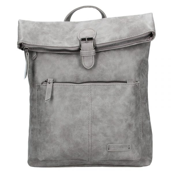 Moderní dámský batoh Enrico Benetti Nicolls – šedá