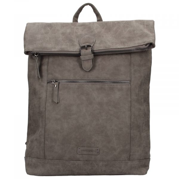 Moderní dámský batoh Enrico Benetti Badea – šedá
